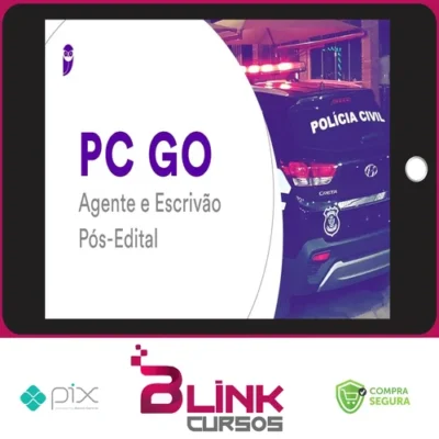 PC-GO (Agente e Escrivão) Pacote Completo - 2022 (Pós-Edital) - Estratégia Concursos