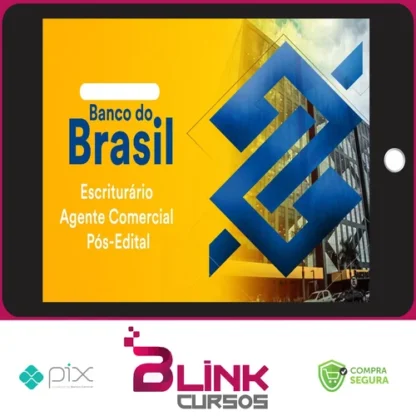 Pacote - Banco do Brasil (Escriturário - Agente Comercial) Pacote Completo - 2023 - Estratégia Concursos