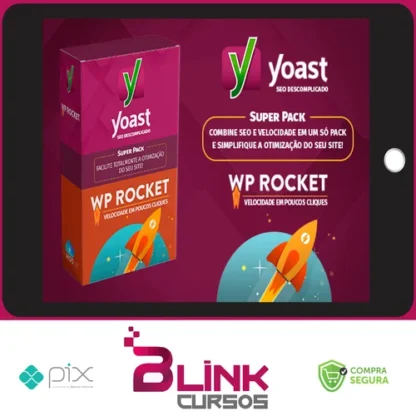 Pacote WP Rocket Pro v3.17.0.2 + Yoast SEO Premium v23.5+ Addons - combo