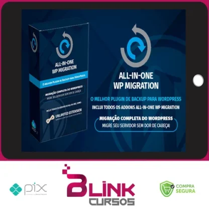 All in One WP Migration - v2.61 Unlimited Extension + todos os addons