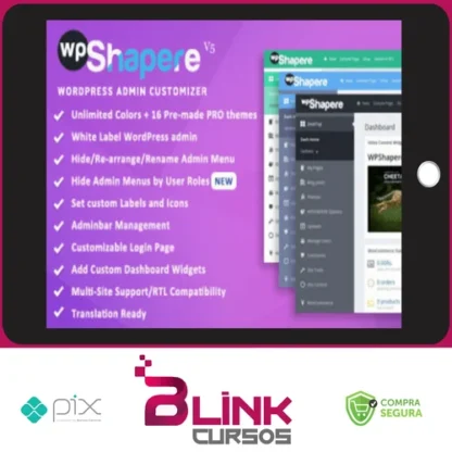 WPShapere WordPress Admin Theme - v7.0.8