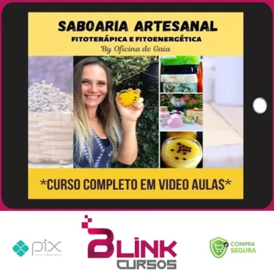 Saboaria Lucrativa Fitoterápica e Fitoenergética 2.0 - Oficina de Gaia