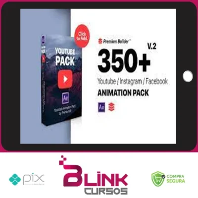 Youtube Pack: MOGRTs for Premiere & Extension Tool - Premiumilk (Videohive) [INGLÊS]