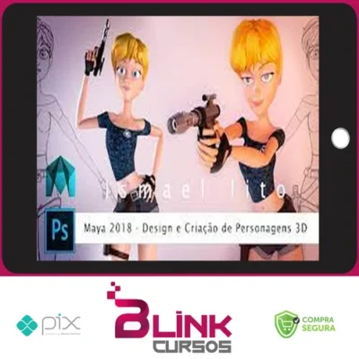 Maya Design e Criação de Personagem 3D - Ismael Lito
