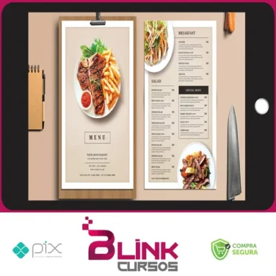 Menu de Comida 4K: Exibição do Restaurante - Envato Elements
