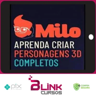 Milo: Aprenda a Criar Personagens 3D Completos - Mascoteria School