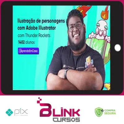 Crehana: Ilustração de Personagens com Illustrator - Thunder Rockets