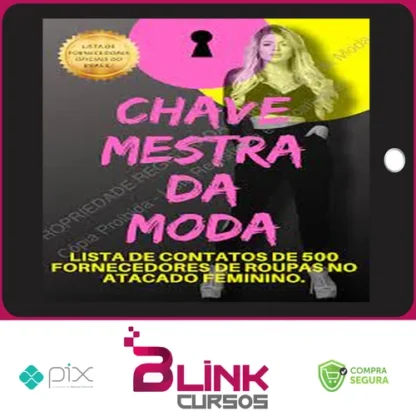 Lista de Fornecedores: Chave Mestra da Moda - Autor Desconhecido