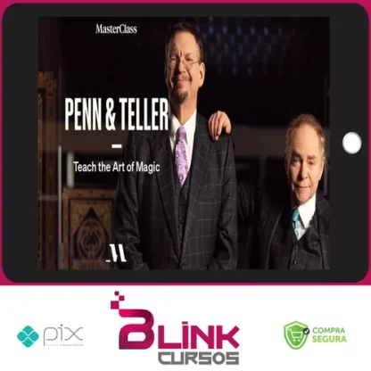 MasterClass: Teach the Art of Magic - Penn & Teller [INGLÊS]