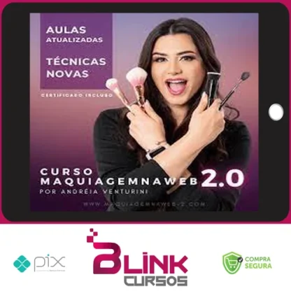 Curso Maquiagem Na Web - Andreia Venturini