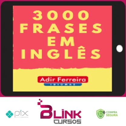3000 (Frases + Áudio) em Inglês - Adir Ferreira