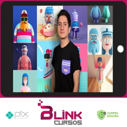 DOMESTIKA: Design de Personagens no Cinema 4D: do Esboço à Impressão 3D - Aarón Martínez [ESPANHOL]