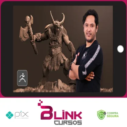 DOMESTIKA: Escultura Digital de Criaturas Fantásticas com o ZBrush - Luis Alberto Gayoso Berrospi [ESPANHOL]