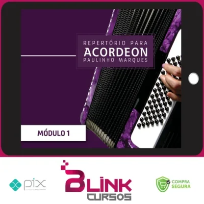 Curso de Acordeon Intermediário: Vol. 3 - Paulinho Marques