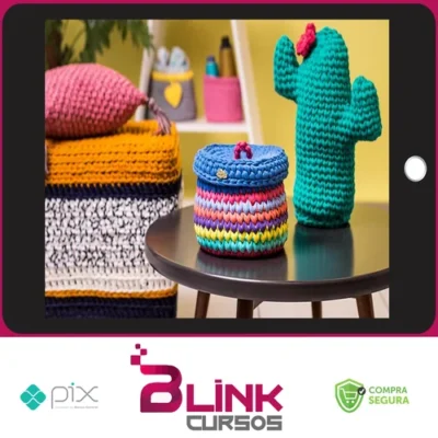 Eduk: Crochê Moderno Fio de Malha para Decoração - Nat Petry