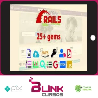 Ruby On Rails 6 Learn 25+ Gems and Build a Startup Mvp - Yaroslav Shmarov [Inglês]