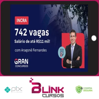 INCRA, Conhecimentos Básicos: Cargos de Analista, Administrativo, Reforma e Desenvolvimento Agrário e Engenheiro Agrônomo - Gran Cursos Online
